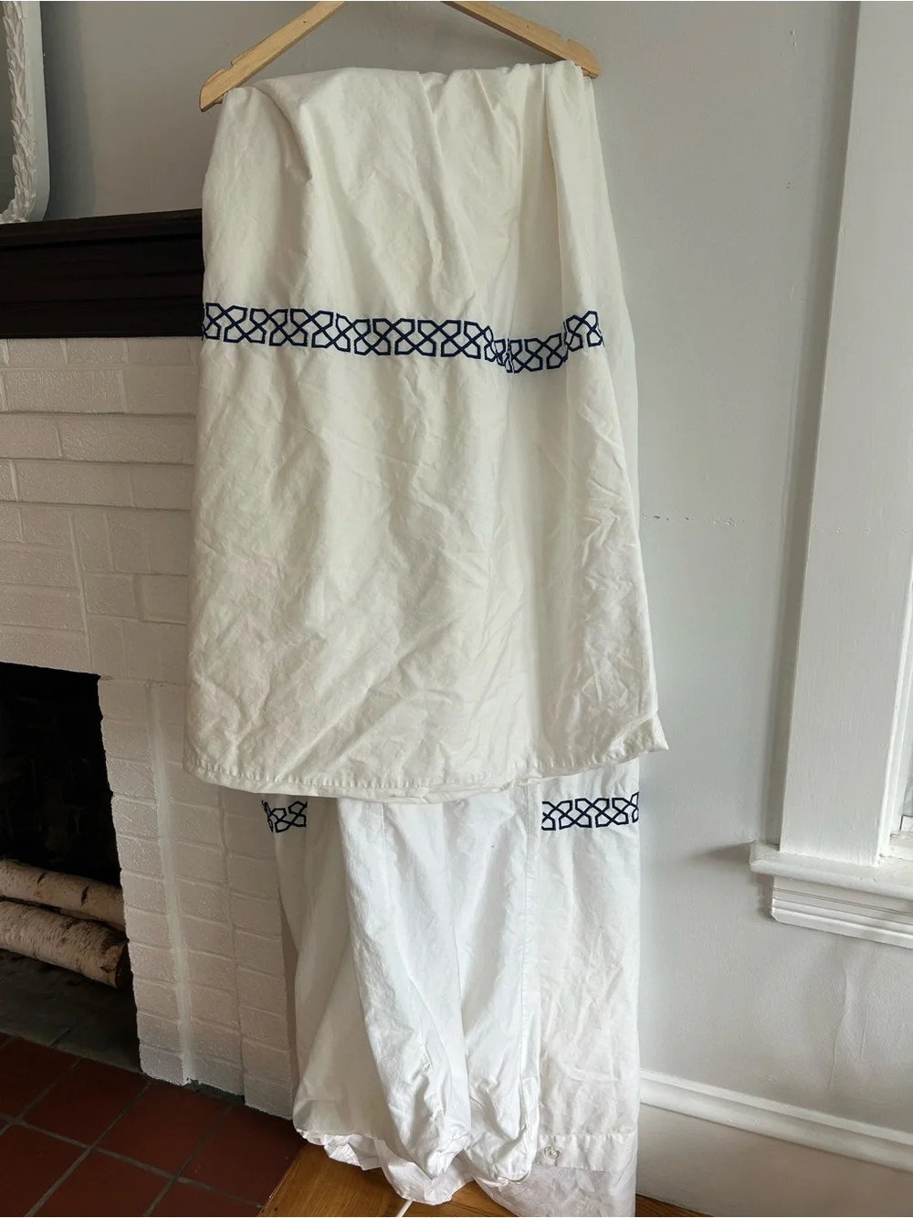 Pottery Barn crisp white